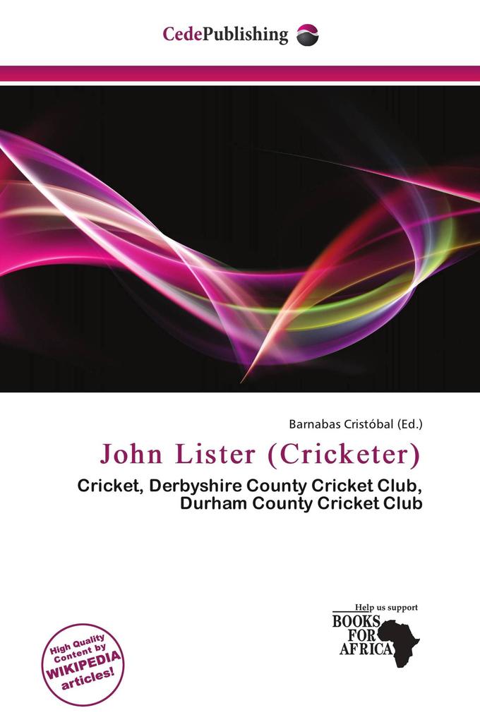 John Lister (Cricketer)