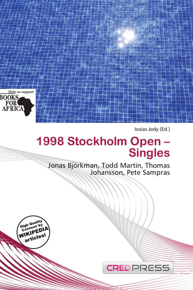 1998 Stockholm Open - Singles