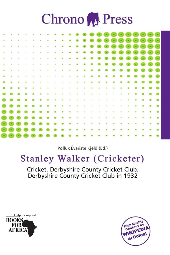 Stanley Walker (Cricketer)