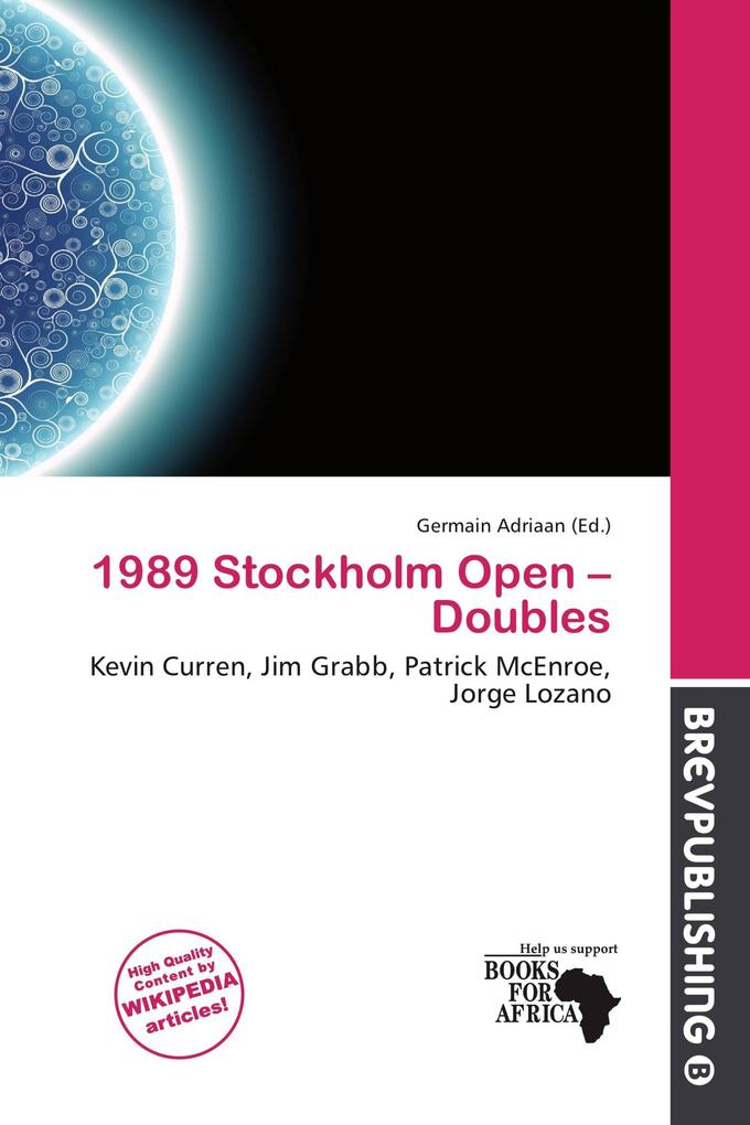 1989 Stockholm Open - Doubles