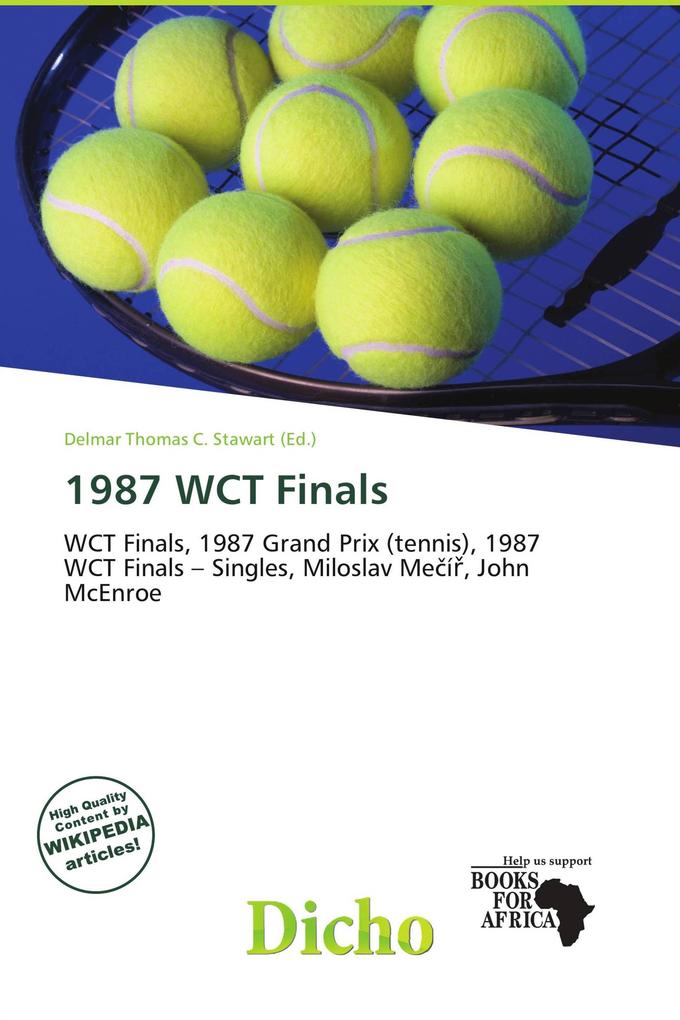 1987 WCT Finals