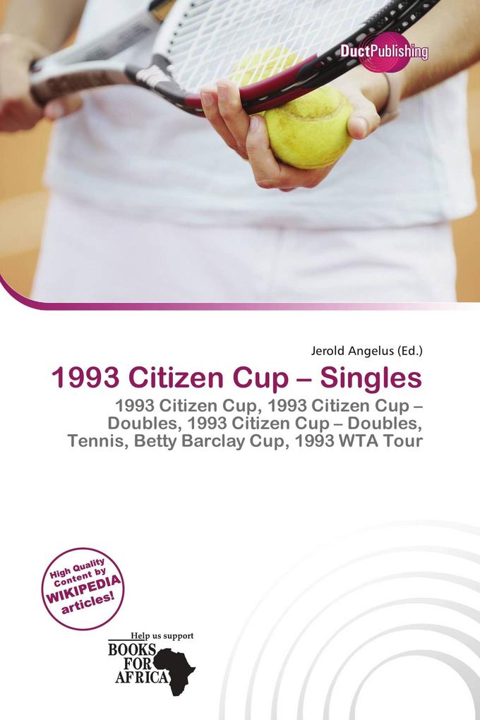 1993 Citizen Cup - Singles