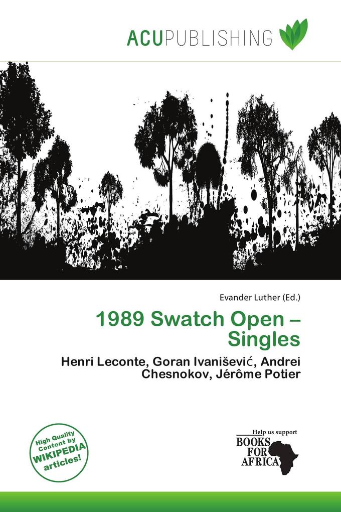 1989 Swatch Open - Singles