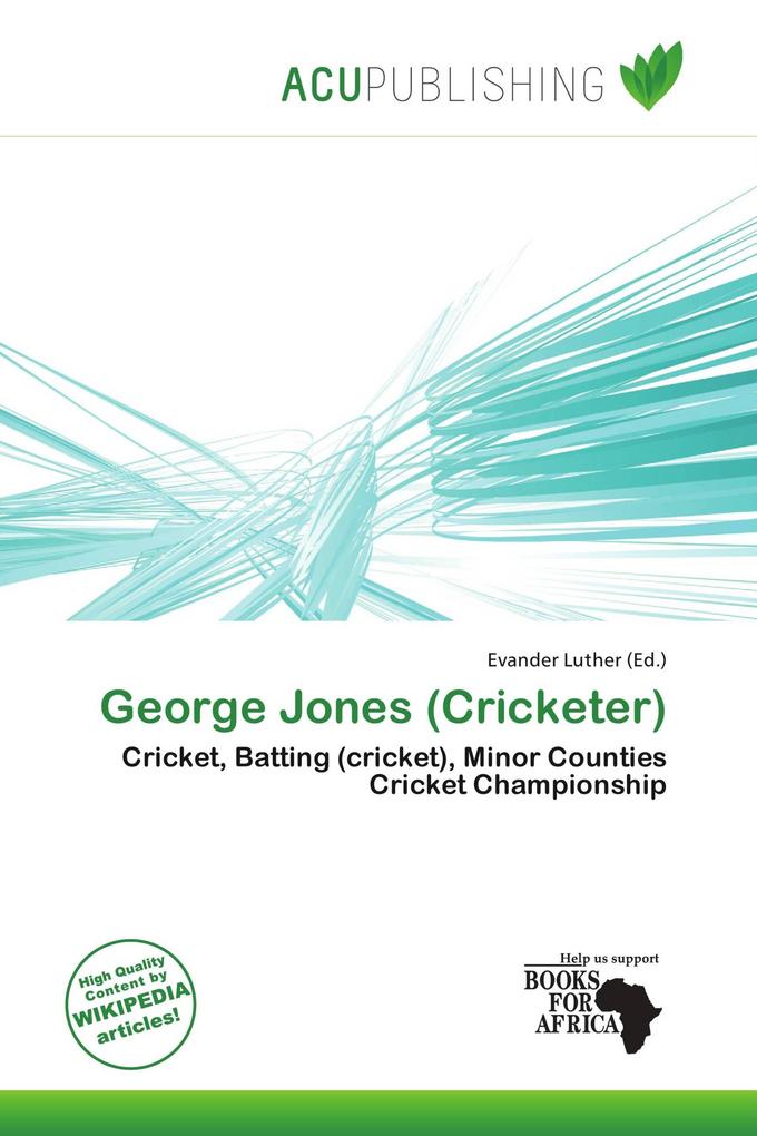 George Jones (Cricketer)
