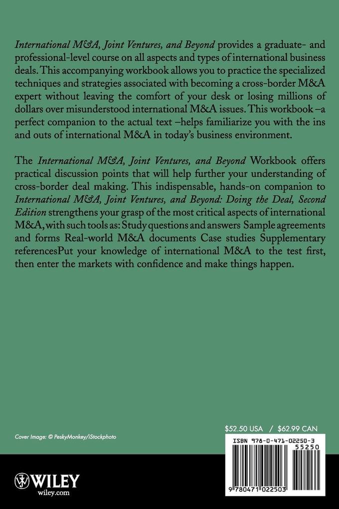 International M&a Joint Ventures and Beyond: Doing the Deal Workbook