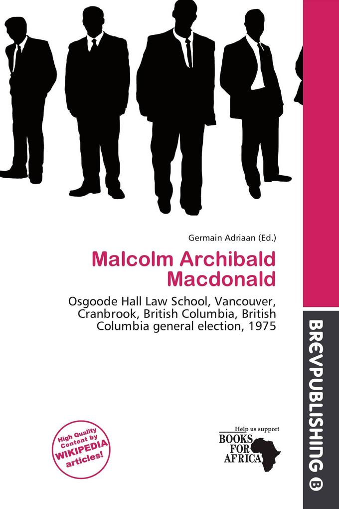 Malcolm Archibald Macdonald
