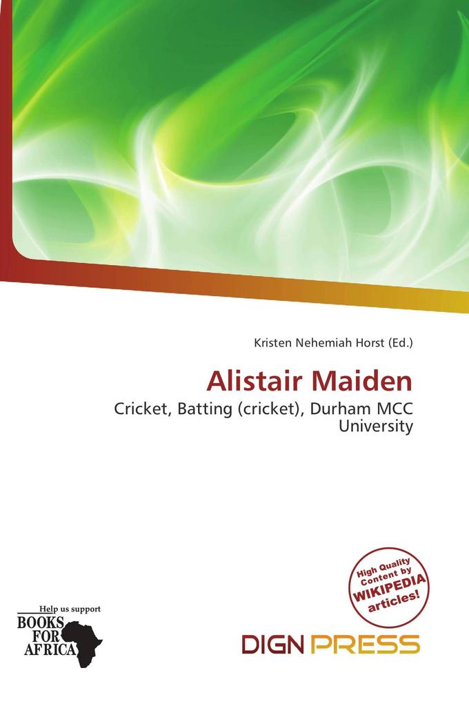 Alistair Maiden