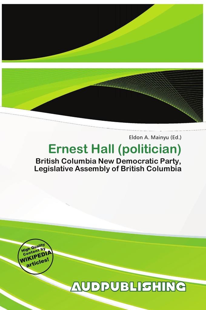 Ernest Hall (politician)
