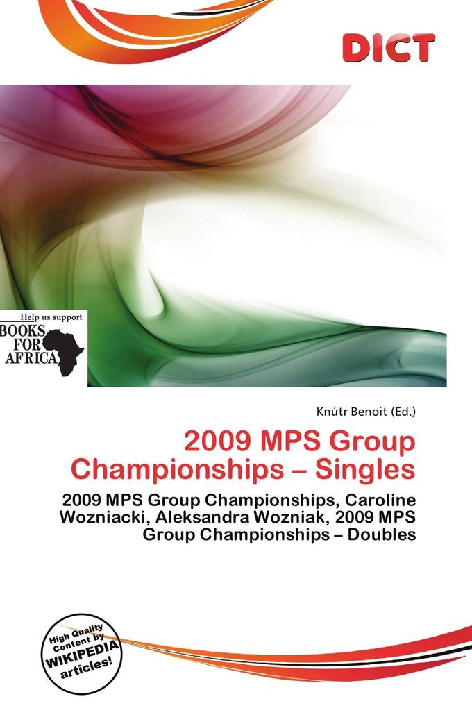 2009 MPS Group Championships - Singles