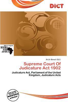 Supreme Court Of Judicature Act 1902