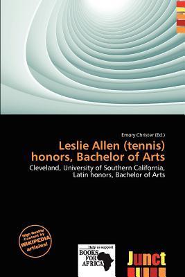 Leslie Allen (tennis) honors Bachelor of Arts