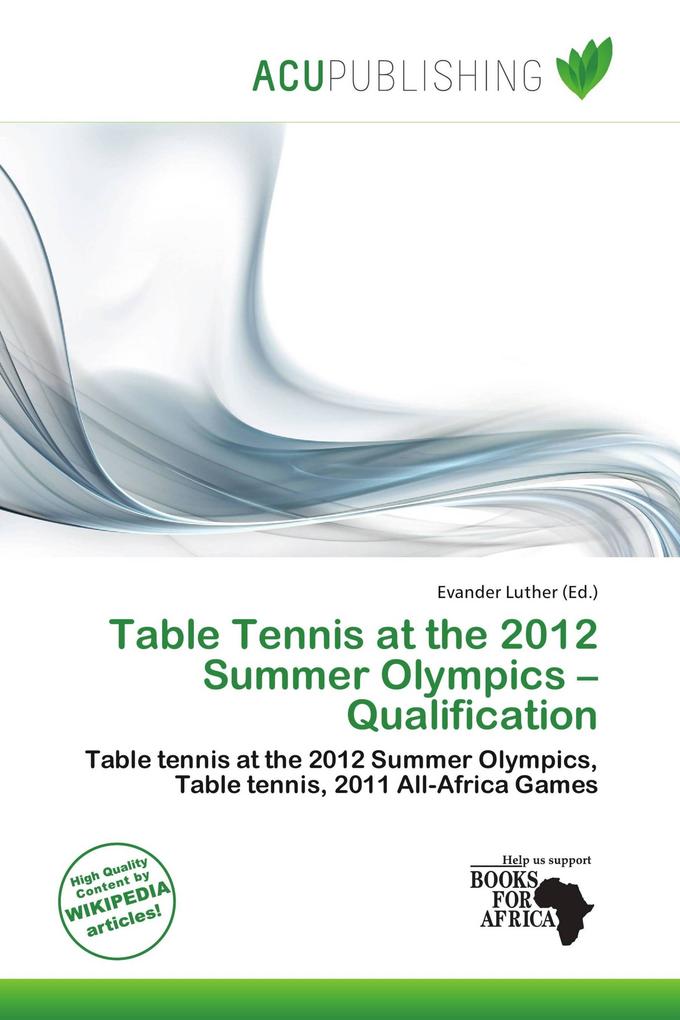 Table Tennis at the 2012 Summer Olympics - Qualification