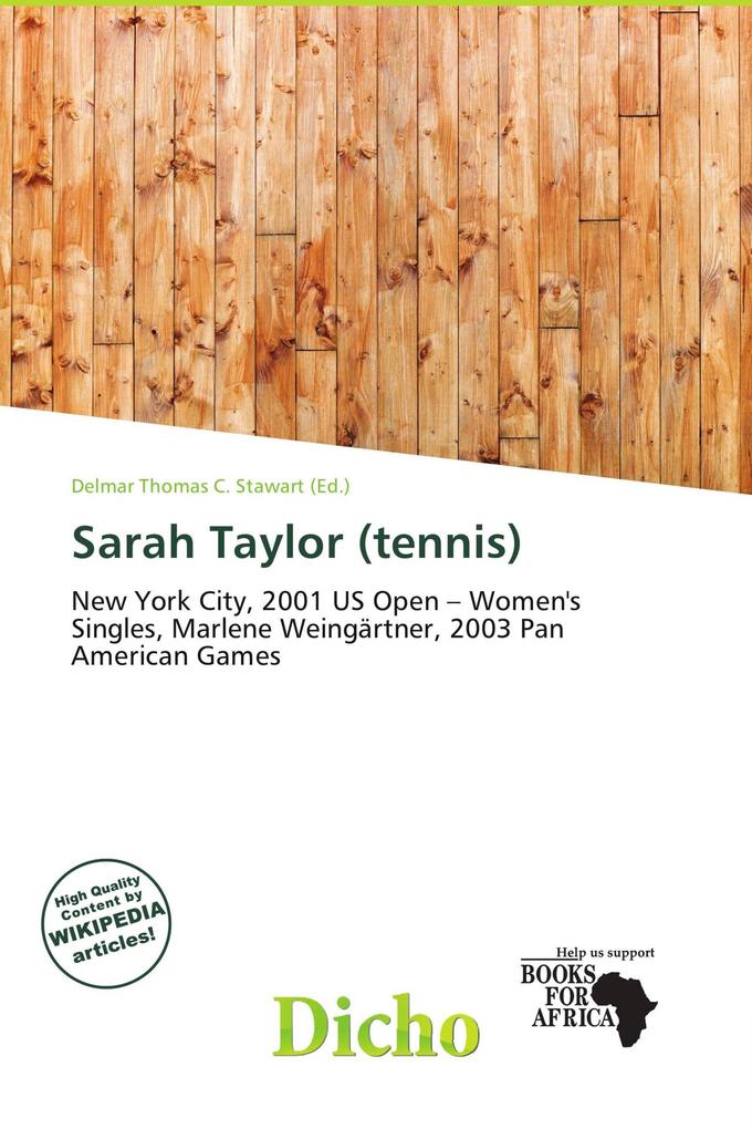 Sarah Taylor (tennis)