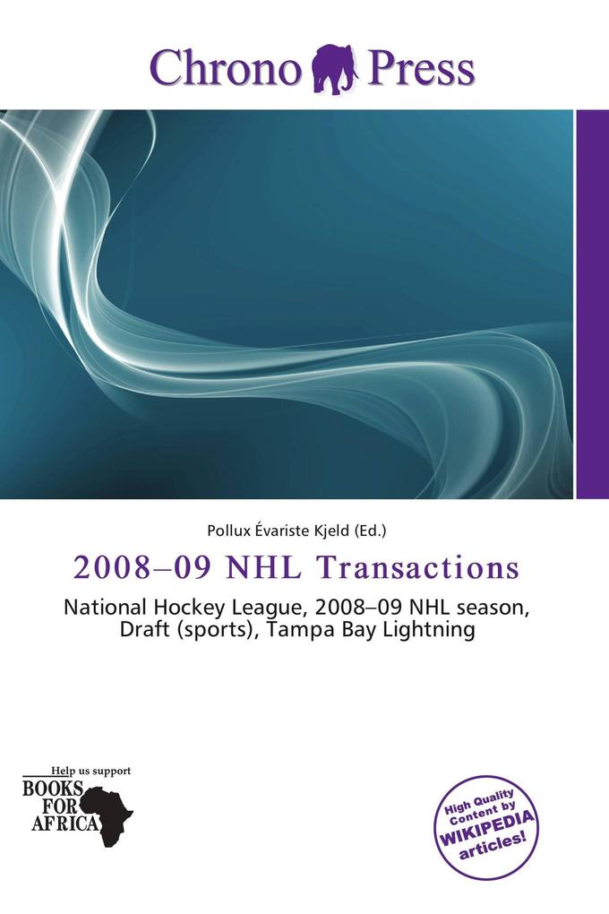 2008-09 NHL Transactions