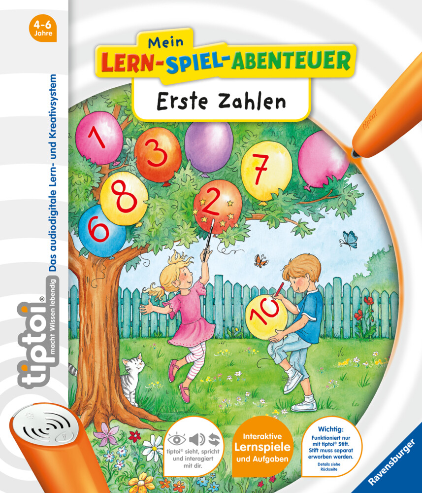 Image of Ravensburger tiptoi® Mein Lern-Spiel-Abenteuer "Erste Zahlen"