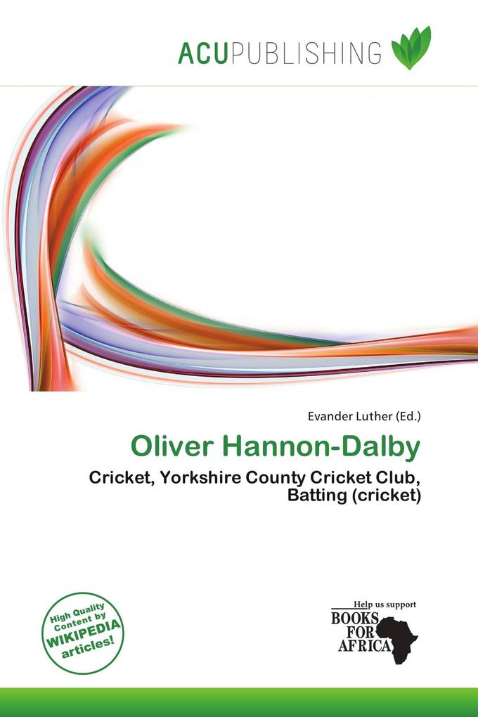 Oliver Hannon-Dalby