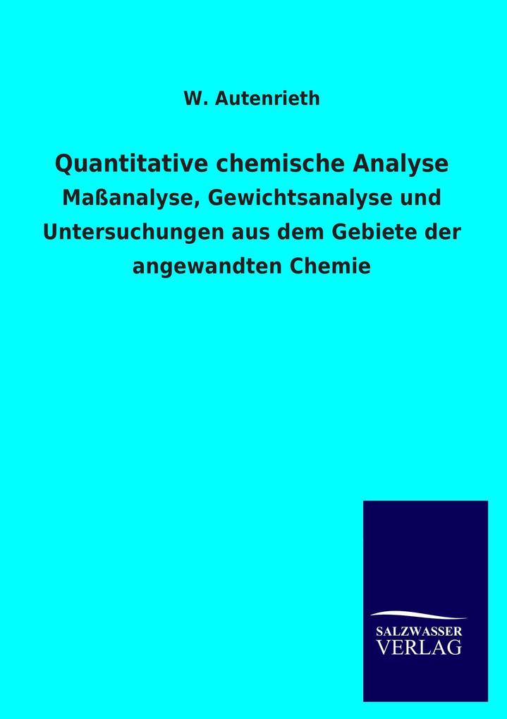 Quantitative chemische Analyse
