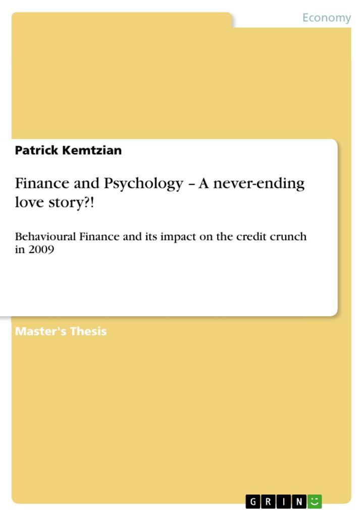 Finance and Psychology - A never-ending love story?!
