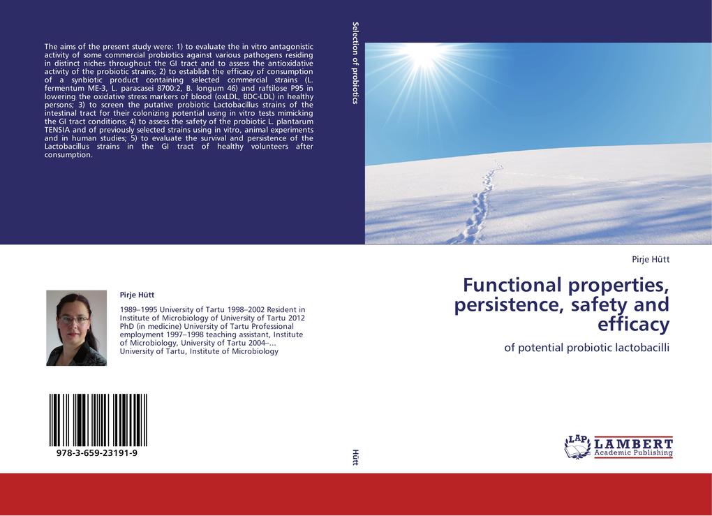 Functional properties persistence safety and efficacy - Pirje Hütt