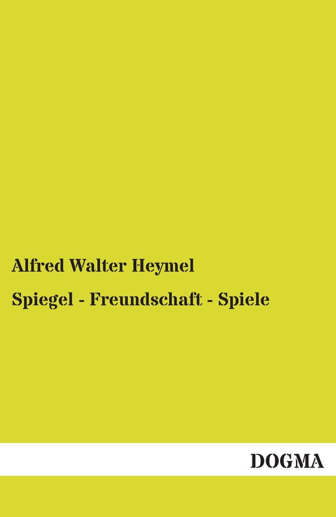 Spiegel - Freundschaft - Spiele