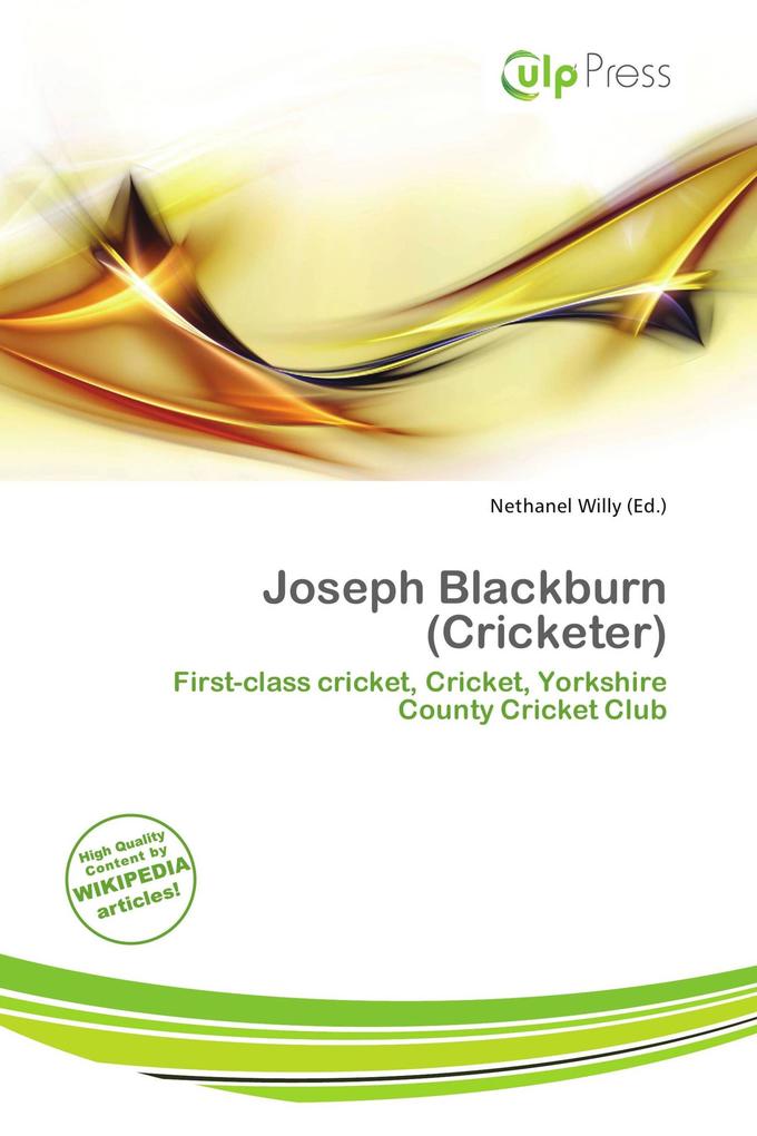 Joseph Blackburn (Cricketer)