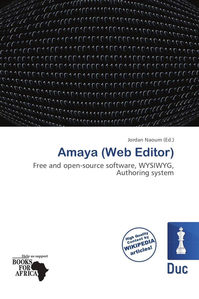 Amaya (Web Editor)