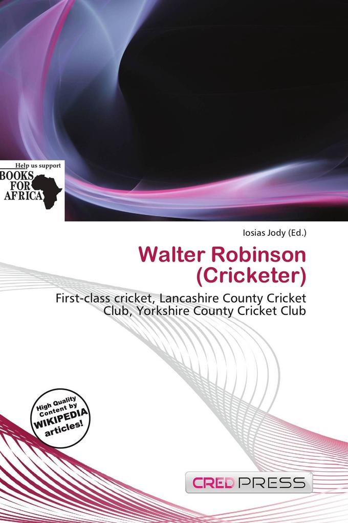 Walter Robinson (Cricketer)