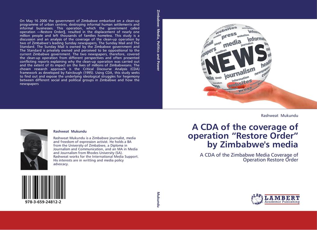 A CDA of the coverage of operation Restore Order by Zimbabwe‘s media