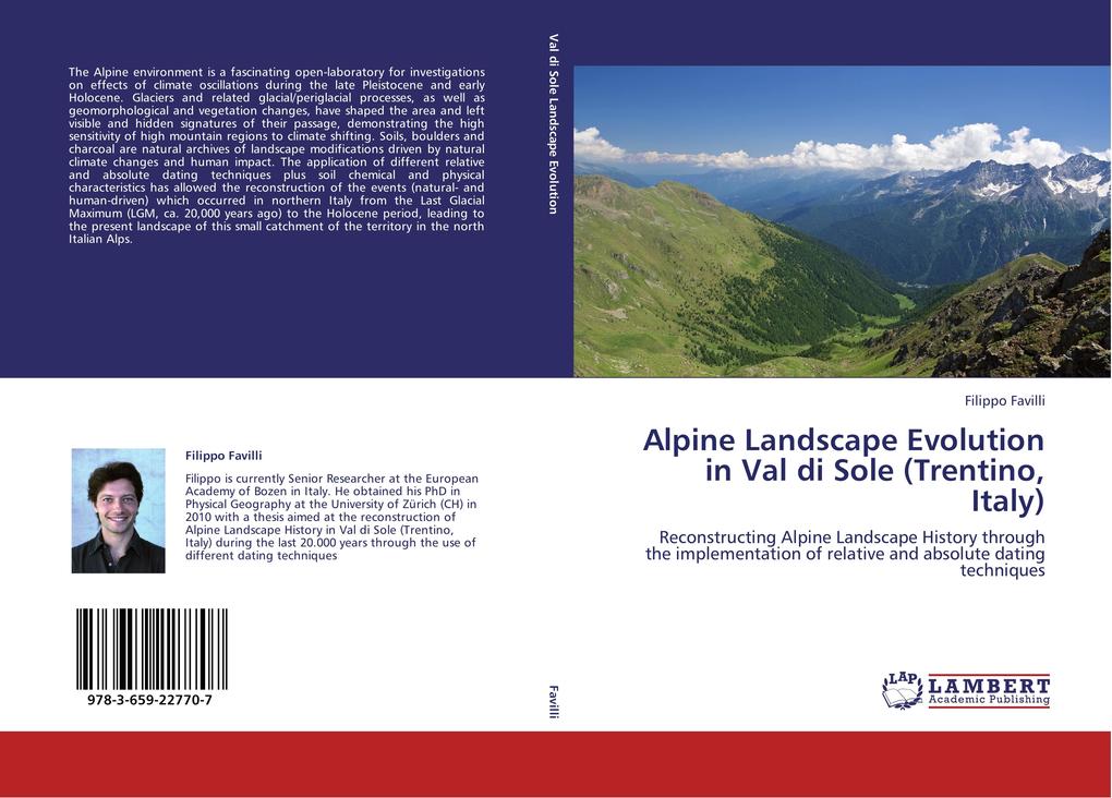 Alpine Landscape Evolution in Val di Sole (Trentino Italy)