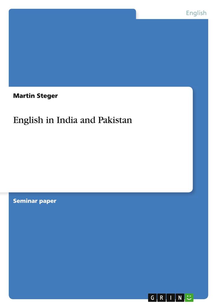 English in India and Pakistan