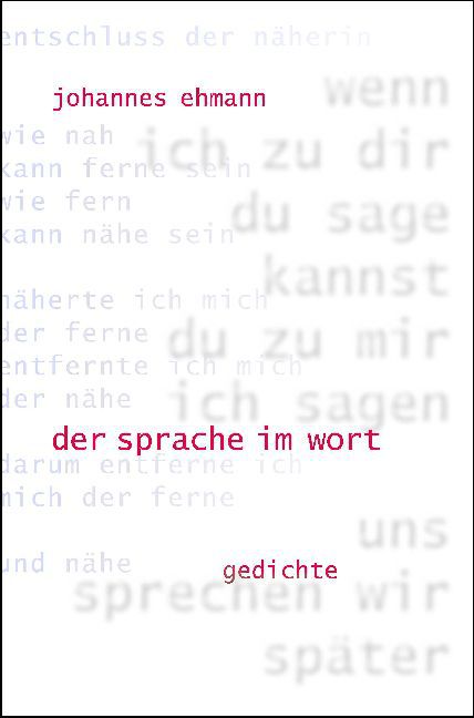 Image of der sprache im wort