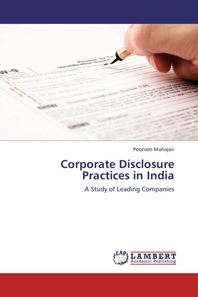 Corporate Disclosure Practices in India