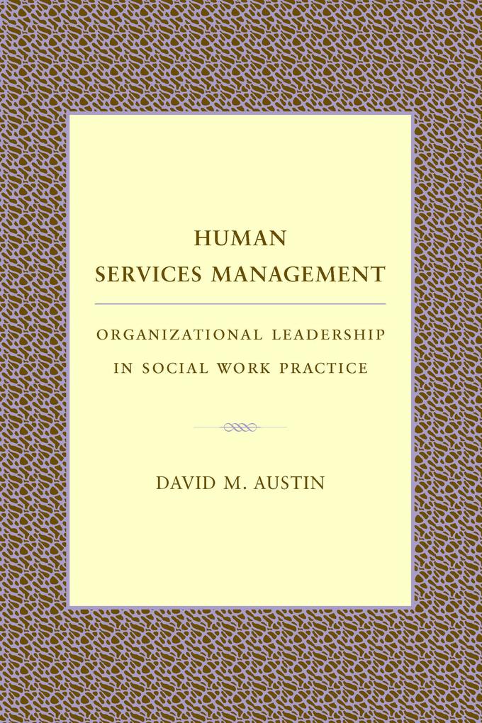 Human Services Management - David Austin