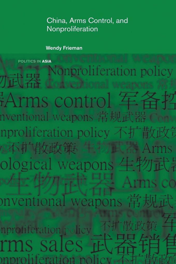 China Arms Control and Non-Proliferation