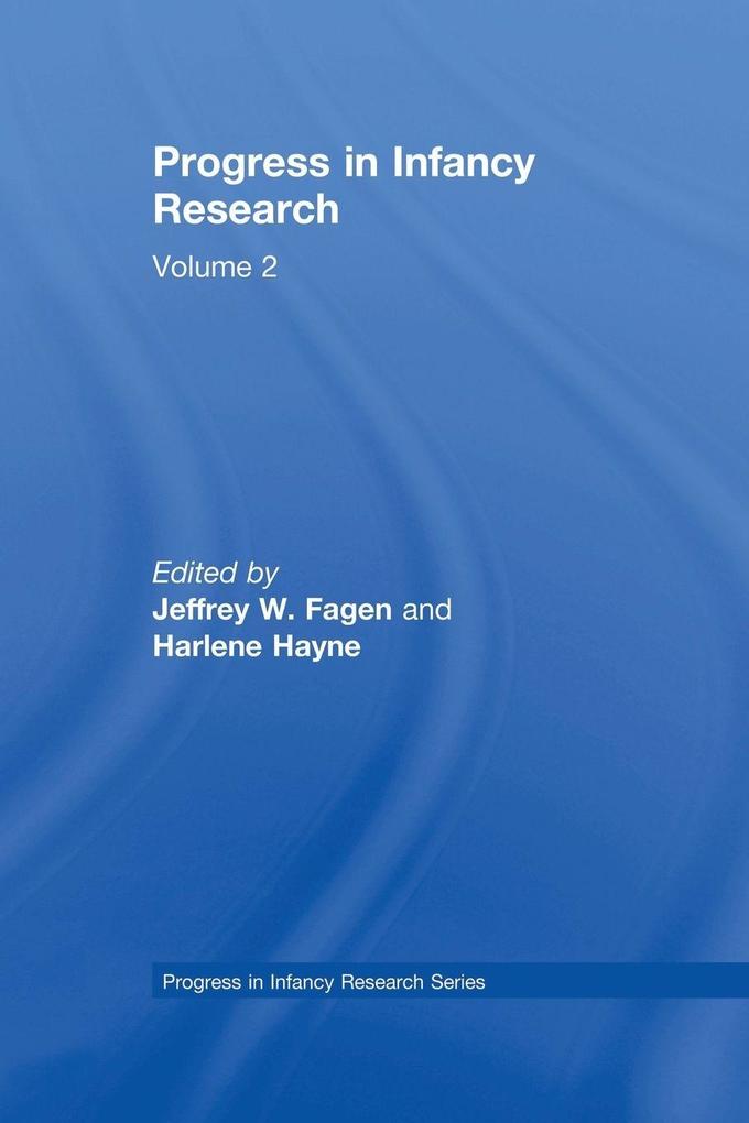 Progress in infancy Research