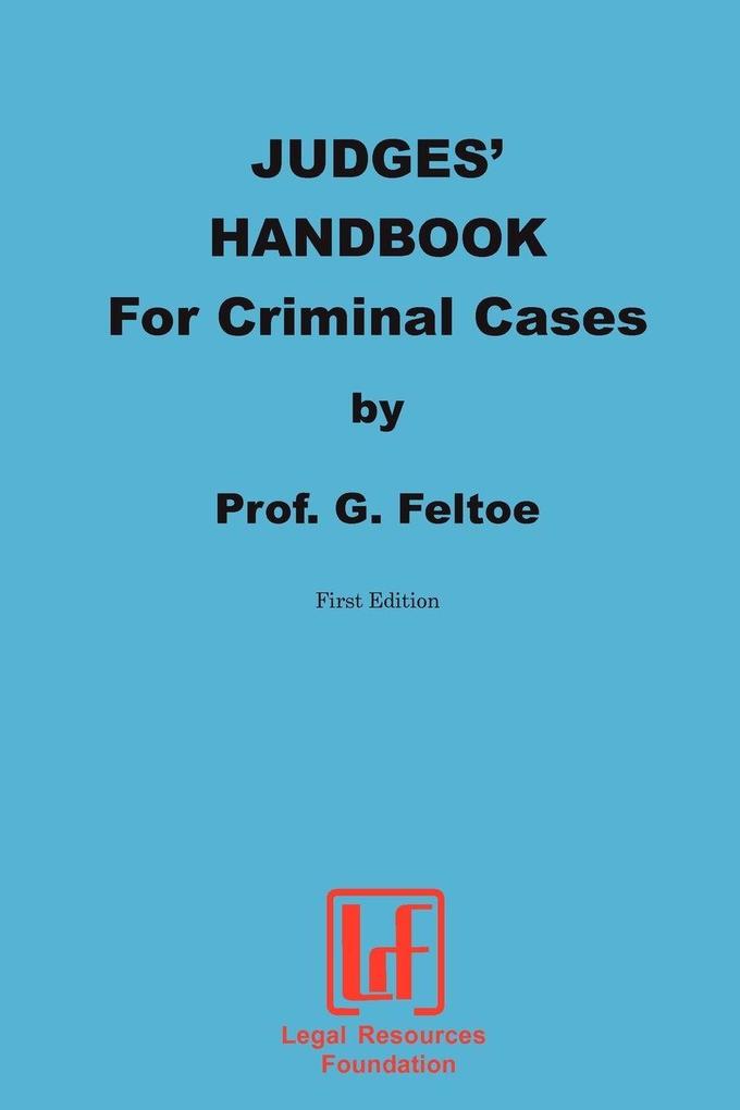 Judges' Handbook for Criminal Cases