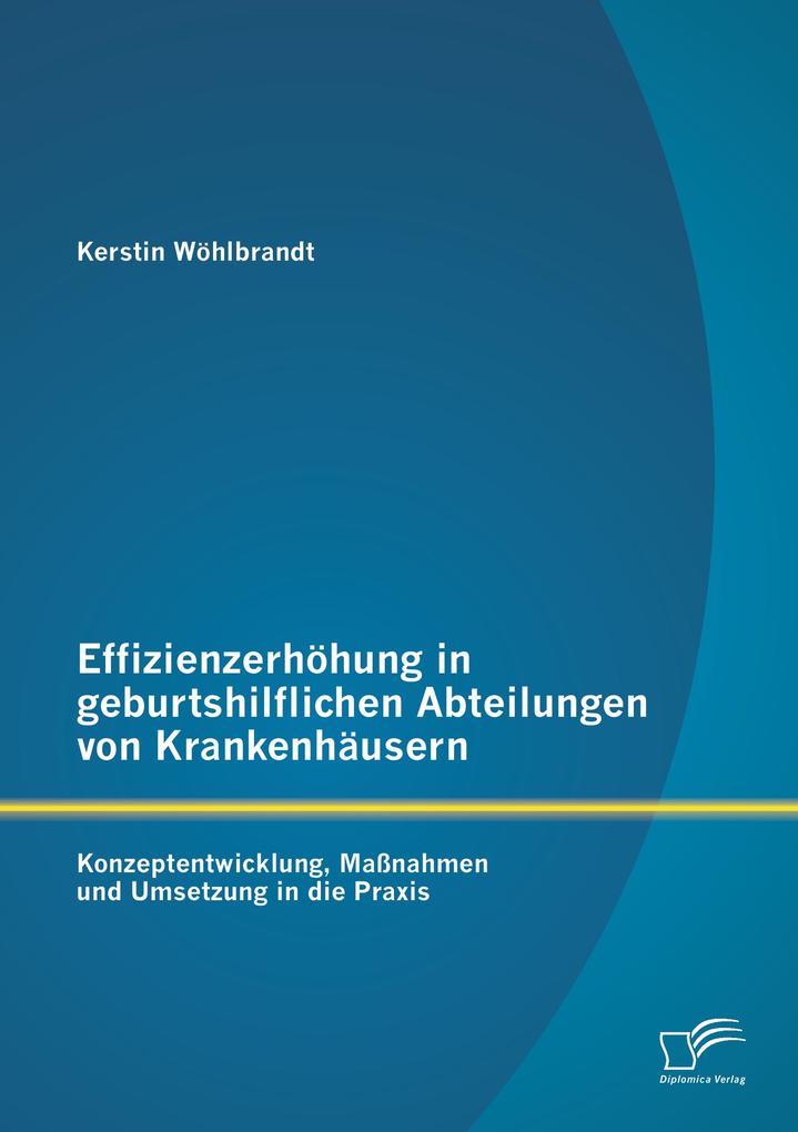 Effizienzerhöhung in geburtshilflichen Abteilungen von Krankenhäusern: Konzeptentwicklung Maßnahmen und Umsetzung in die Praxis