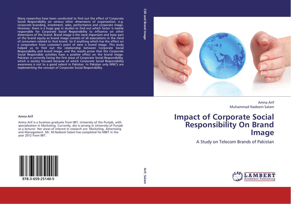 Impact of Corporate Social Responsibility On Brand Image - Amna Arif/ Muhammad Nadeem Salam