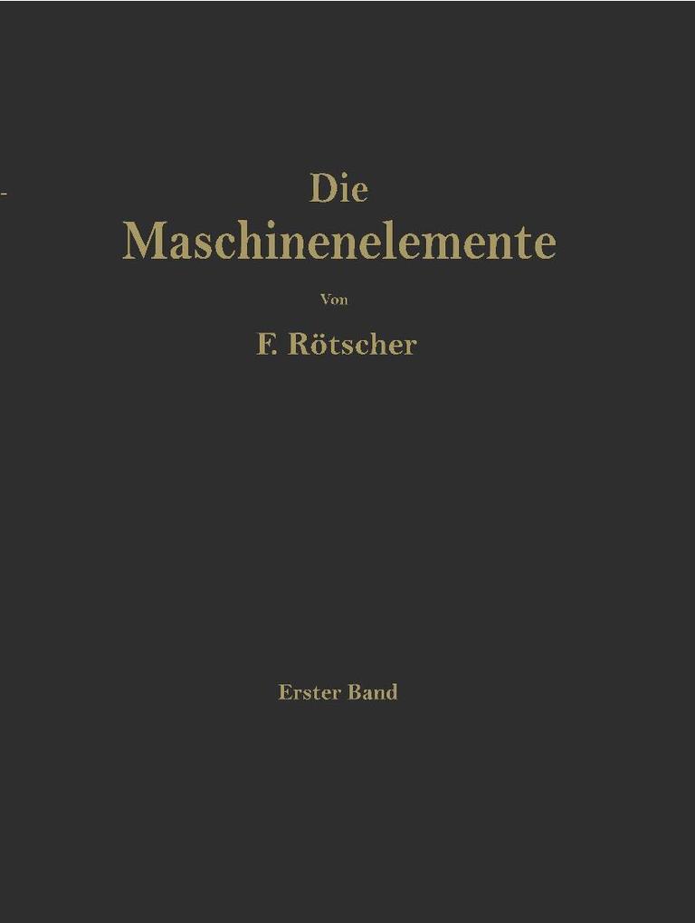Die Maschinenelemente