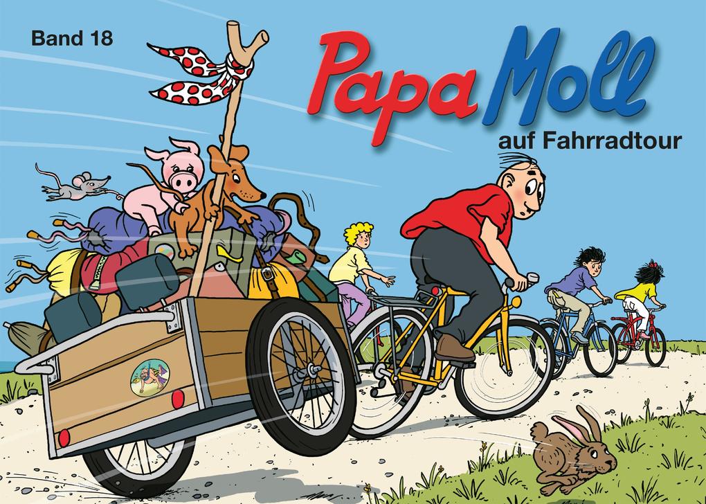 Papa Moll auf Fahrradtour