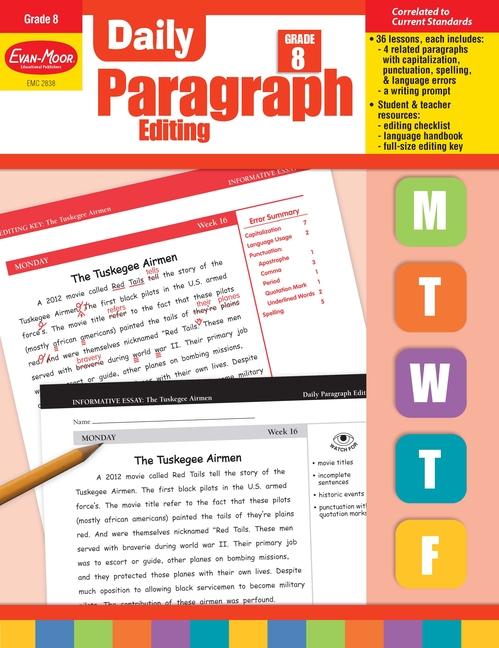 Daily Paragraph Editing Grade 8 Teacher Edition