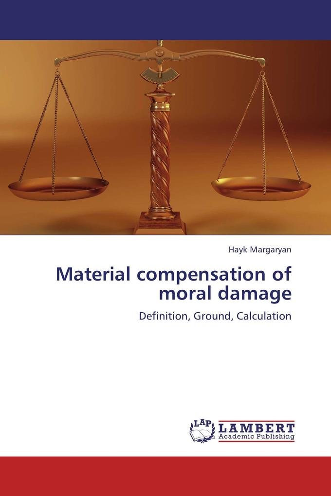 Material compensation of moral damage