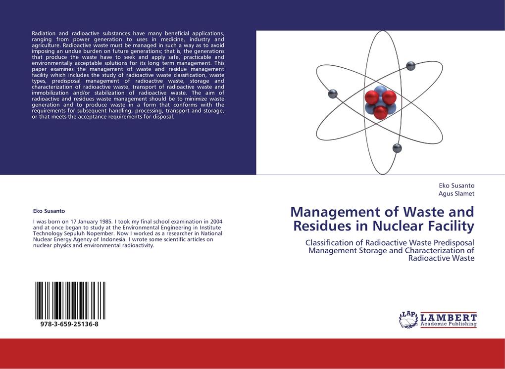 Management of Waste and Residues in Nuclear Facility - Eko Susanto/ Agus Slamet