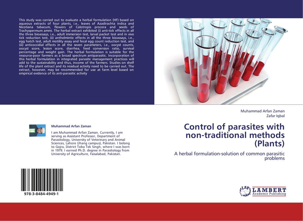 Control of parasites with non-traditional methods (Plants)