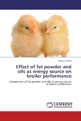 Effect of fat powder and oils as energy source on broiler performance