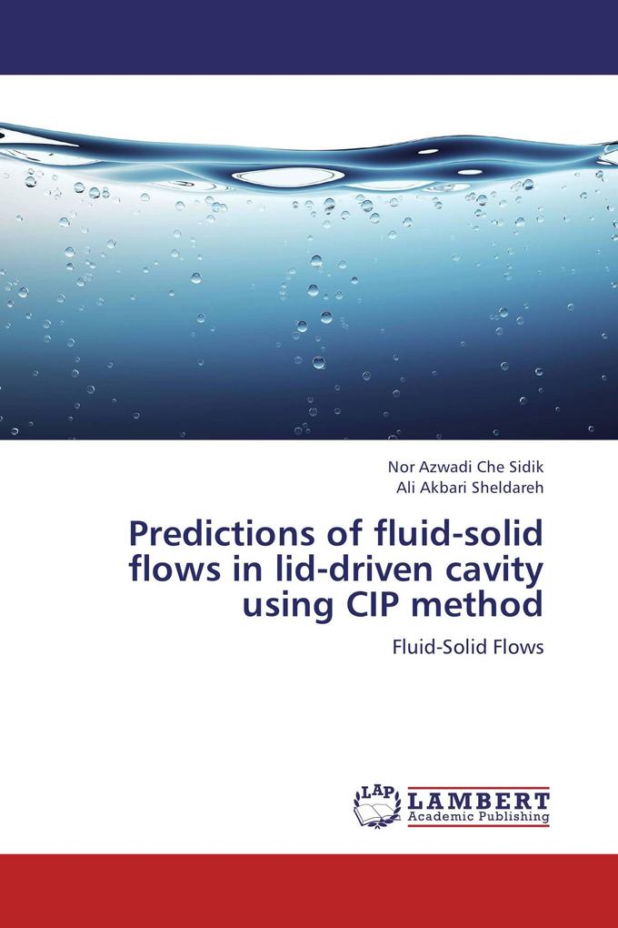 Predictions of fluid-solid flows in lid-driven cavity using CIP method