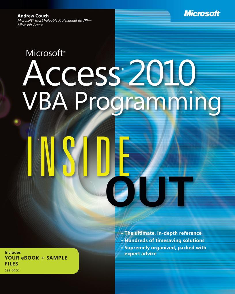 Microsoft Access 2010 VBA Programming Inside Out