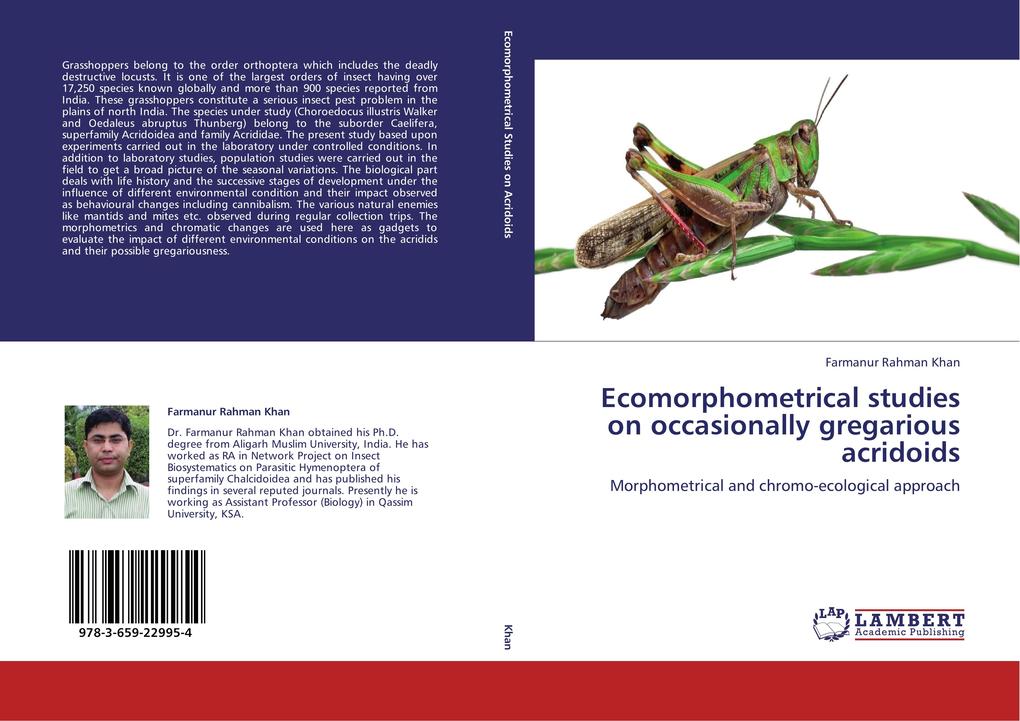 Ecomorphometrical studies on occasionally gregarious acridoids - Farmanur Rahman Khan