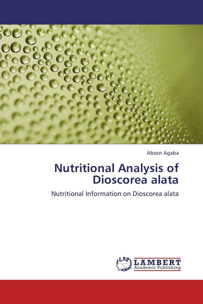 Nutritional Analysis of Dioscorea alata