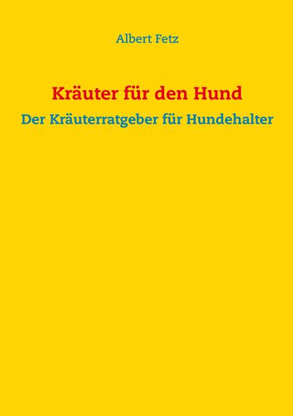 Kräuter für den Hund